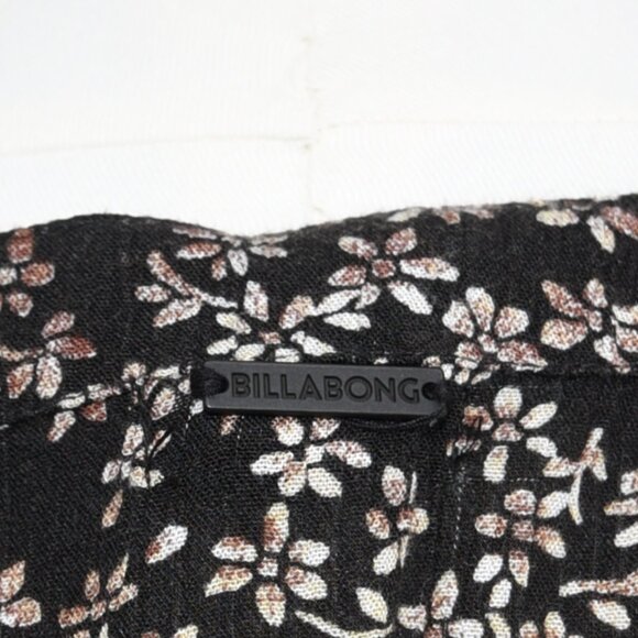 Billabong Floral Boho Mini Dress XS Indie Fairycore Whimsygoth 90s Surfer - Picture 4 of 8